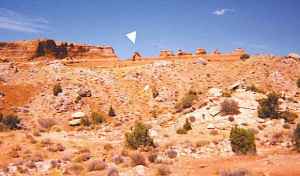Delicate Arch at a distance