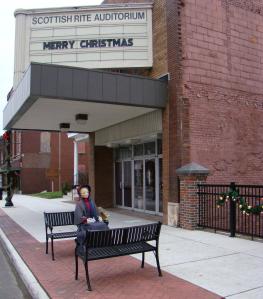 Waiting at the theater