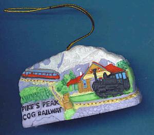 Cog Railroad Ornament