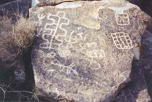 Petroglyphs near Laughlin