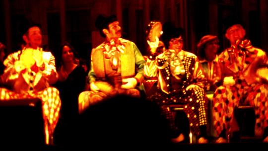 Bob Jonard, Howard Cherry, Dave Wilson and Bob Bistor during a 1977 show