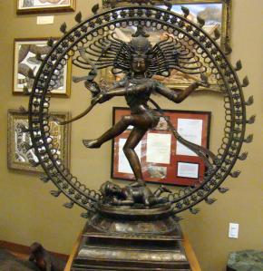 Dancing on a Dwarf Statue