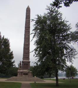 This 84' granite oblisk commemorates the Birginia militiamen who gave their lives during the battle.