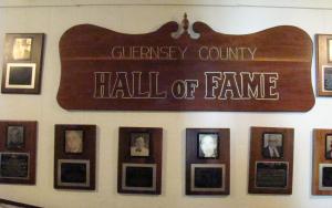 Guernsey County Hall of Fame Wall