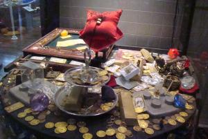 "The Vault" contains original Monopoly set in gold.