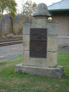 Memorial Plaque at Cambridge Union Depot