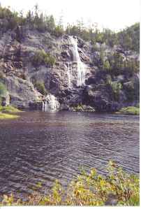 Waterfalls at Agawa Canyon Park