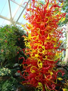 "The Sunset Tower" provides a gathering place for many butterflies.