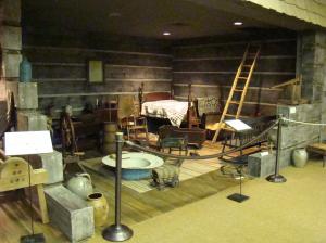 Early pioneer cabin in Coshocton area