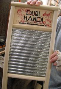 Dubl Handi Washboard with two different rubbing surfaces