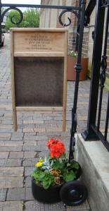 Columbus Washboard Company Welcome Sign