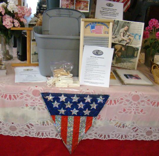 Washboard kit for Armed Service members