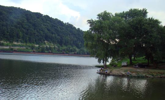 The Point on the Ohio River