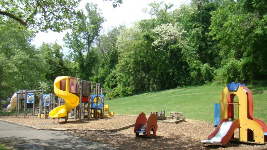 Take a break at the playground.