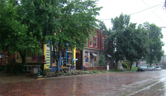 A rainy ending to an educational and interesting day