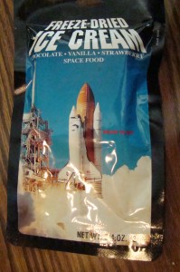 Freeze dried ice cream added flavor to the road trip.