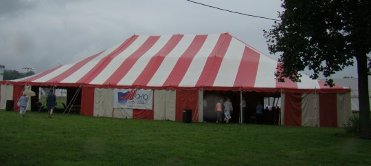 Chautauqua in Coshocton on a rainy evening