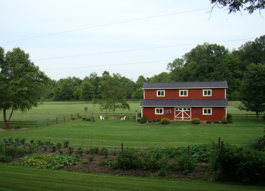 People still enjoy gardens for fresh vegetables.