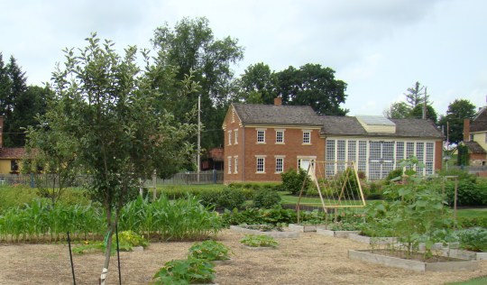 A vegetable garden would naturally have been part of the Zoarites Garden.