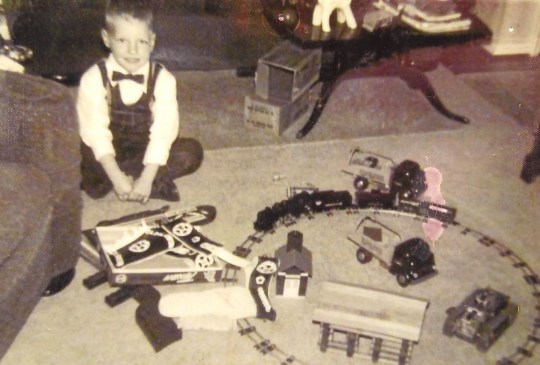 Dave received his first train in 1950.