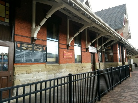 This shows the same restored area today.