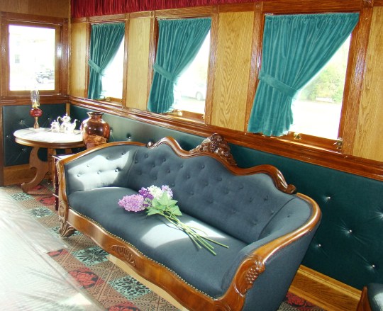 Young Willie's coffin was carried at the place there is a sofa today.