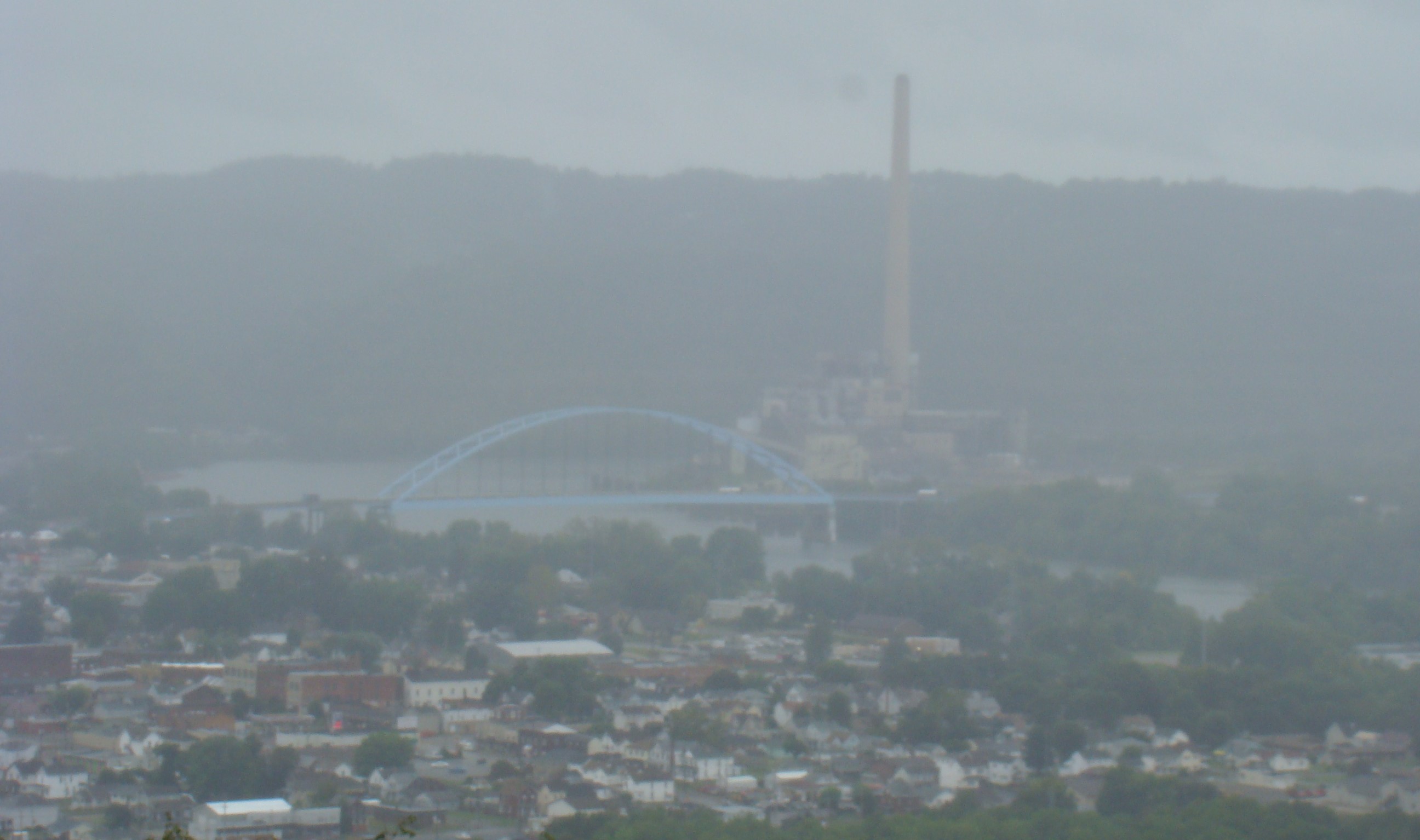 Fog over Ohio River