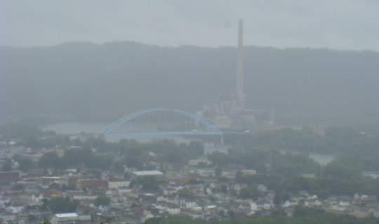 Fog over Ohio River
