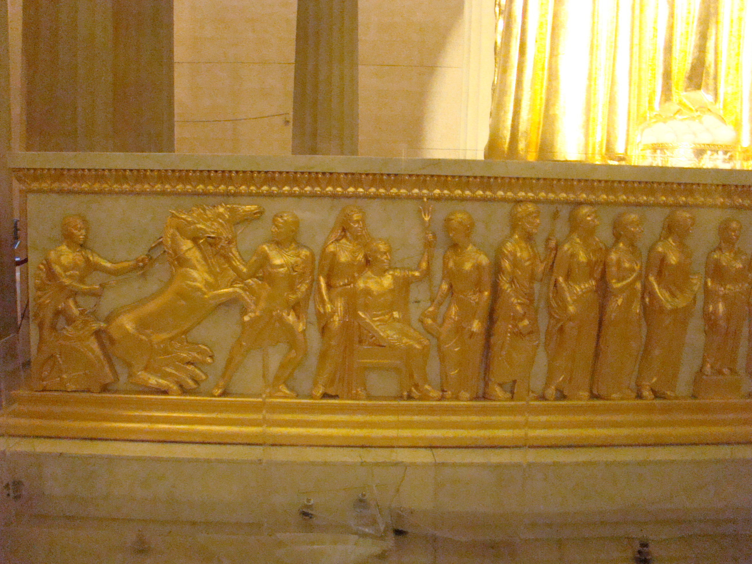 Parthenon Base Statue