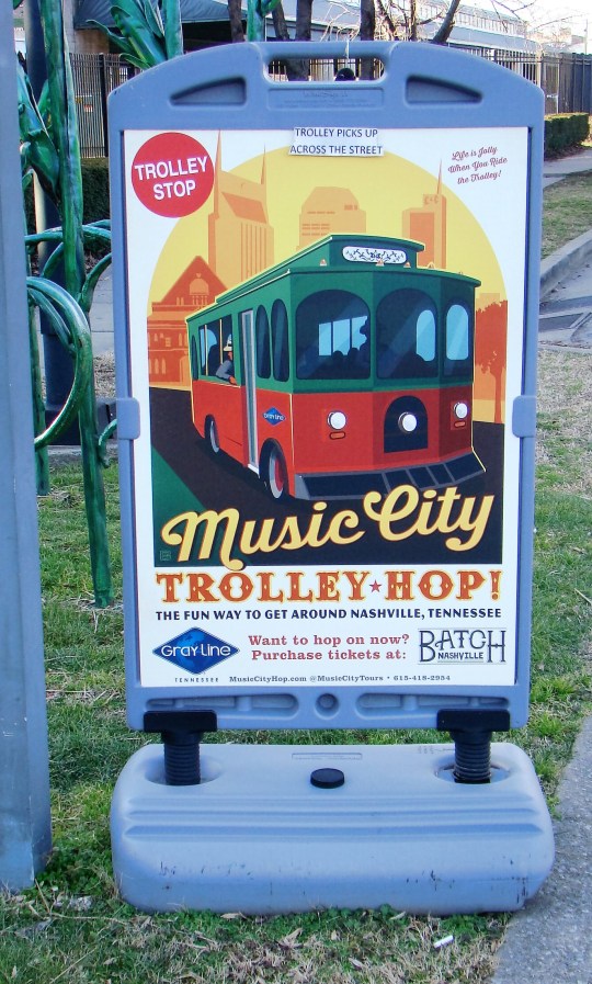 Trolley Sign