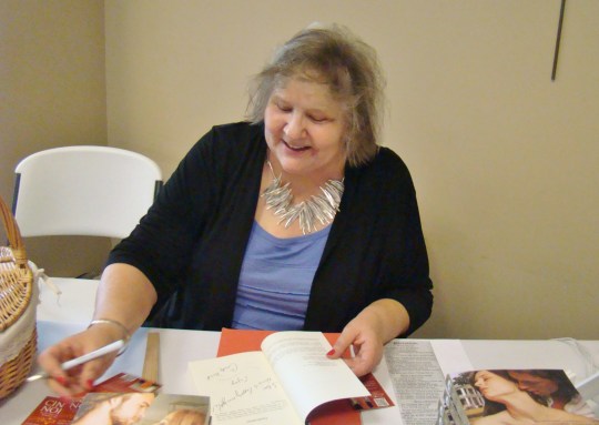 Cindy book signing