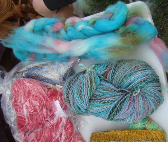 Spinners yarn samples