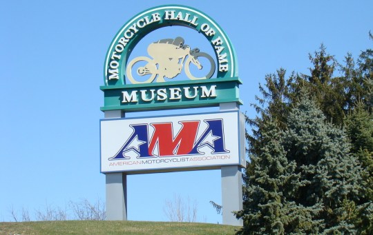 AMA Museum Sign