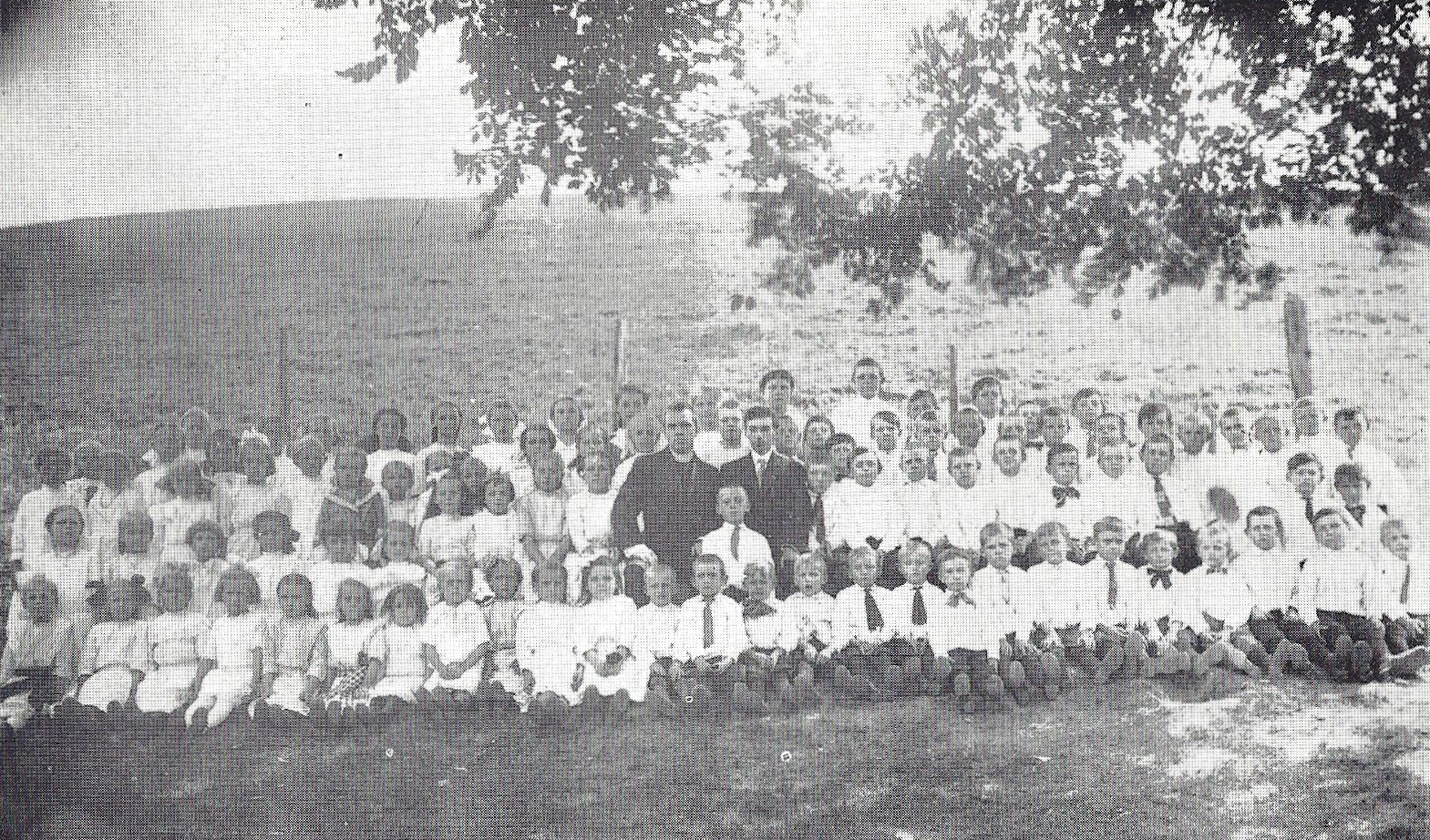 1914 First Children's Class at St Michaels