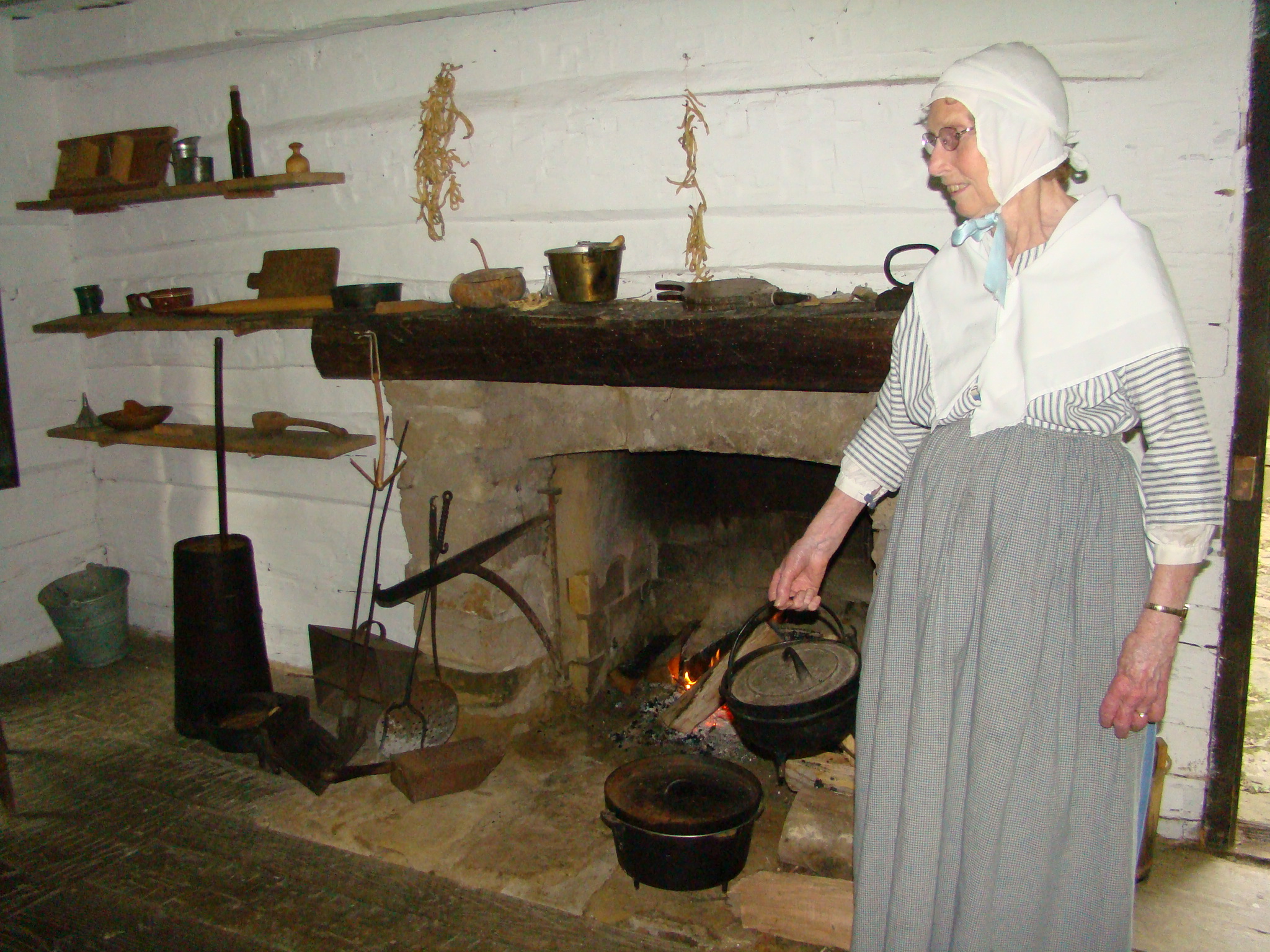 Schoenbrunn cooking fire