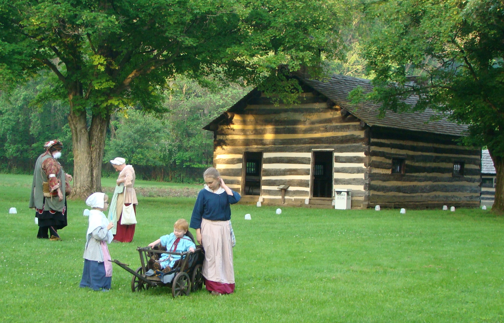 Schoenbrunn School with volunteers
