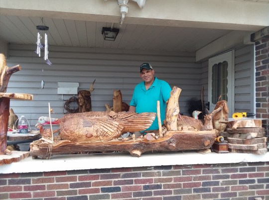 Michael Warren at work