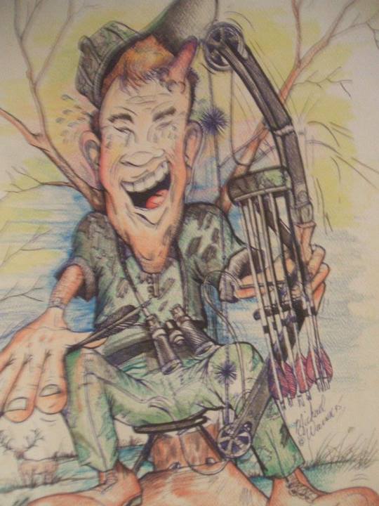 Michael Warren Caricature