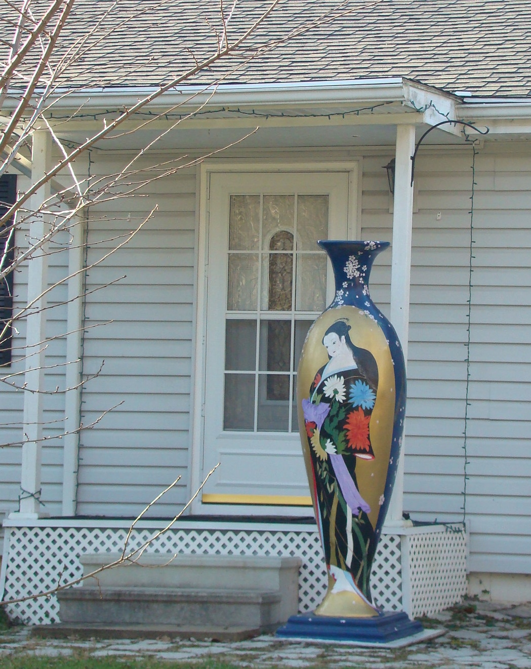 Kiyoe Pottery Vase