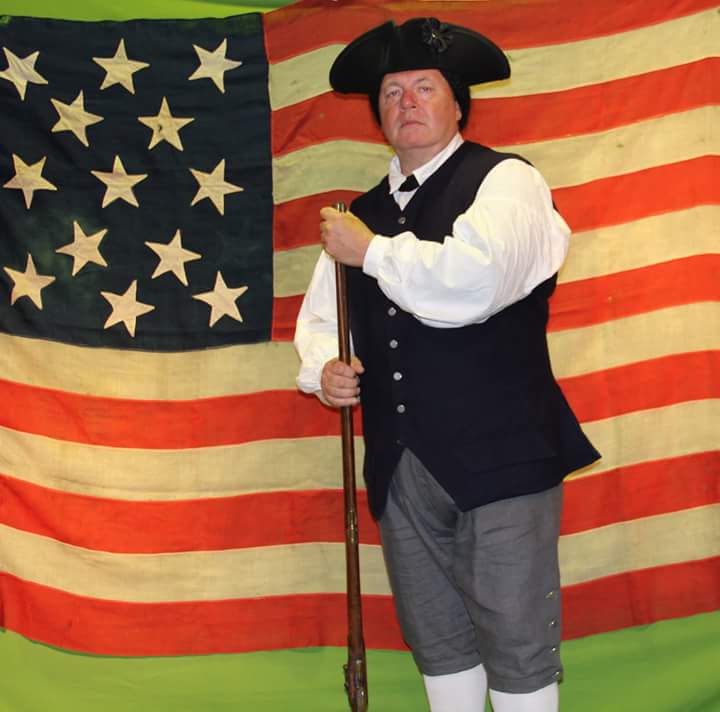 Vane 13 star flag made by great-great grandmother.