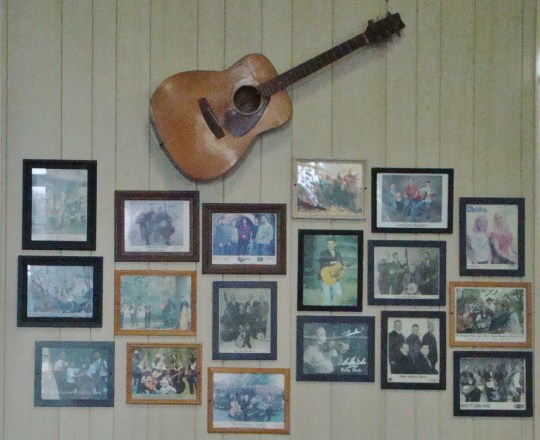 photos on wall