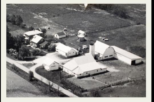 Frantz Farm Aerial view