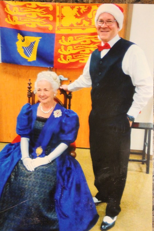 Queen Victoria and her royal bard