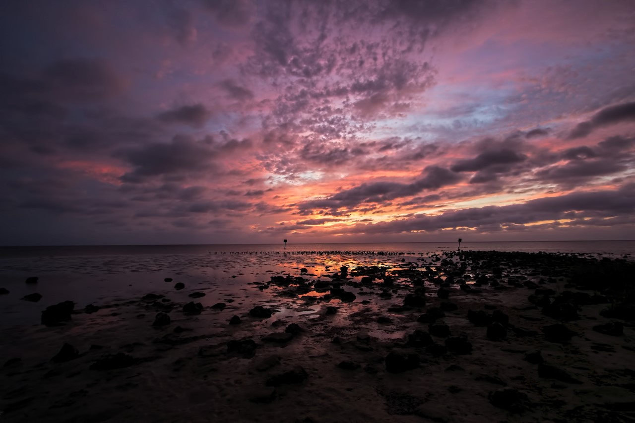 Daniel watching the sunset
