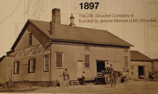 Smucker's horse drawn wagon