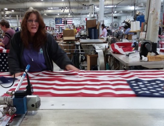 Flags- cutting the edges