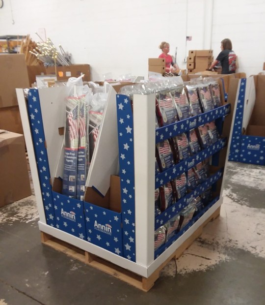 Flags- Walmart display