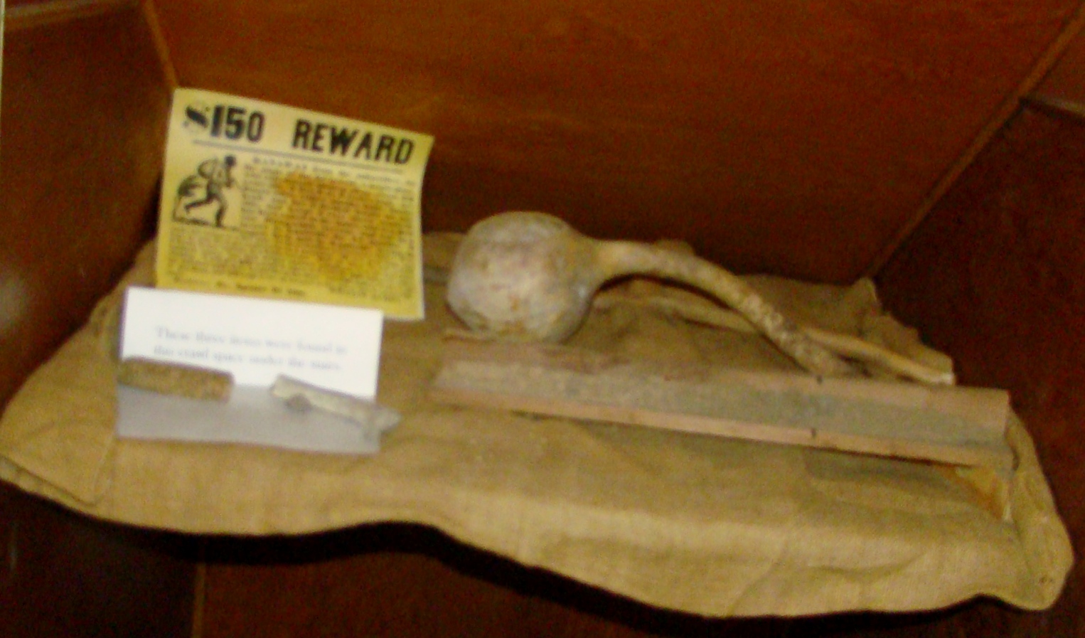 Stone - found under stairs