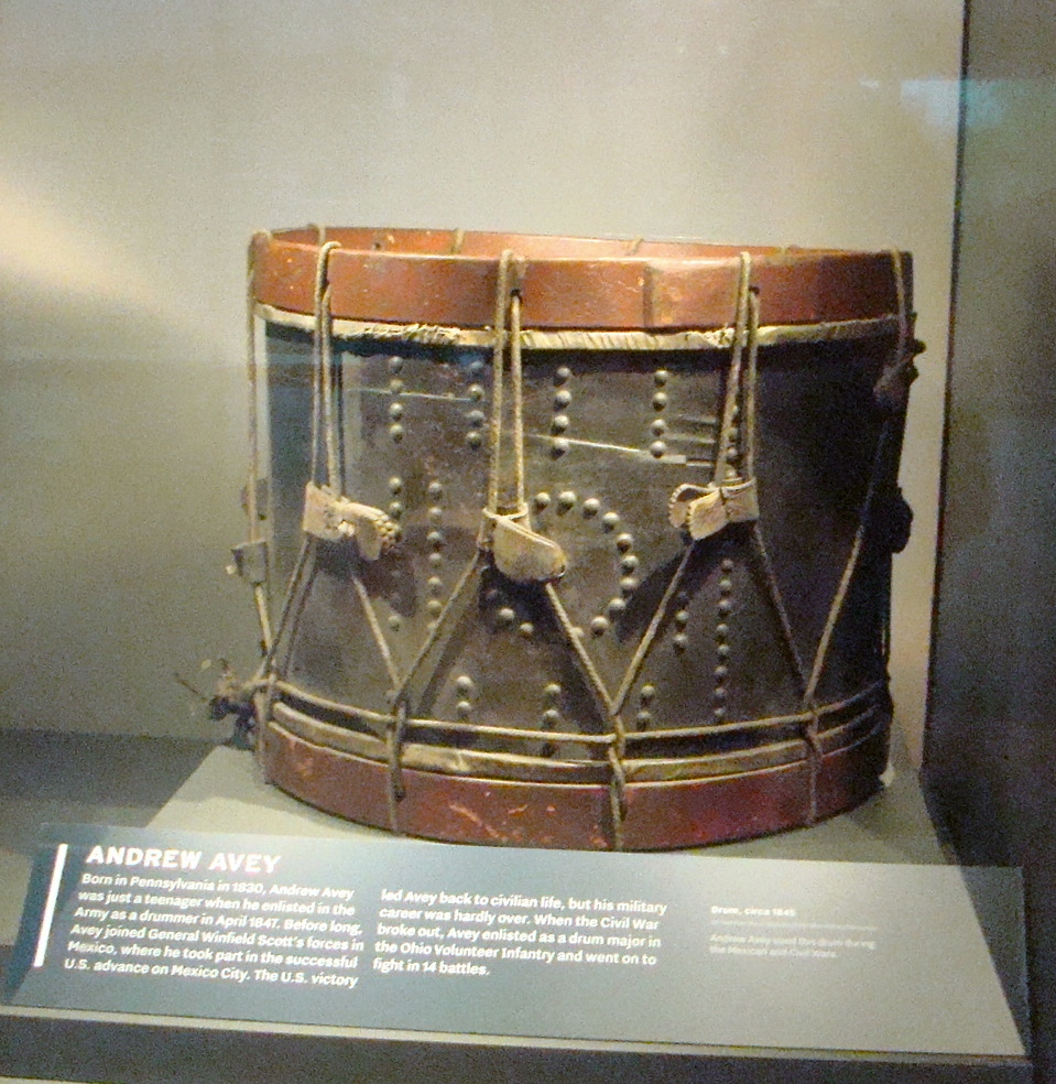 Veterans drum Revolutionary and Civil