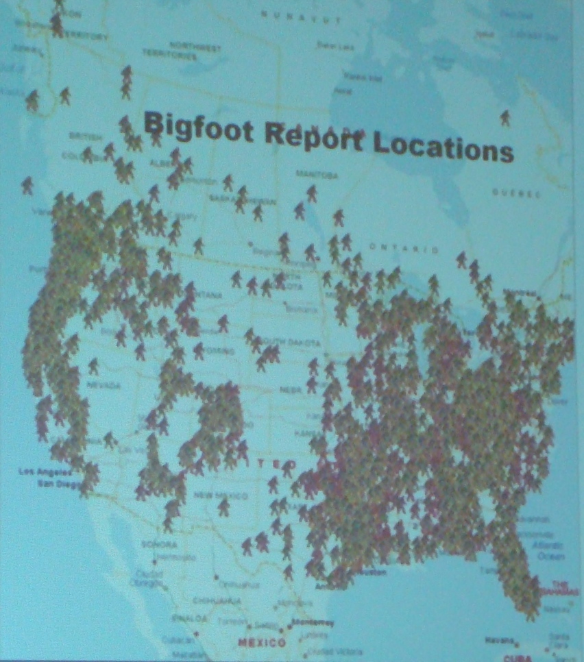 Bigfoot sightings US and Canada
